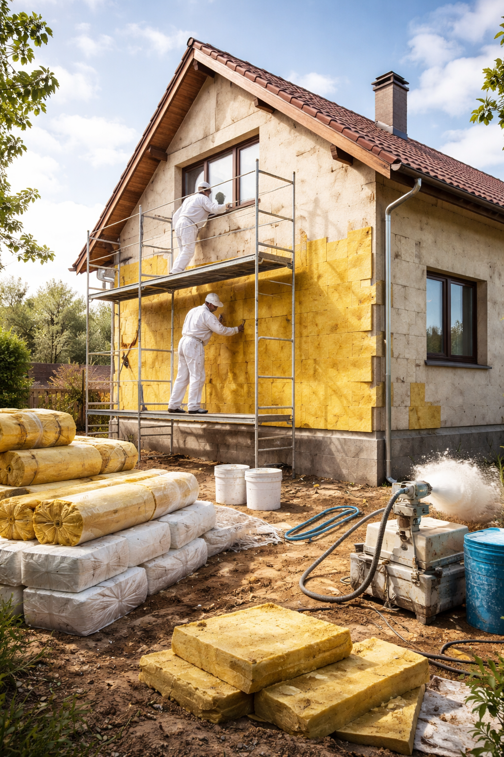 Профессиональное утепление домов в Великом Новгороде — тепло, надежность, экономия