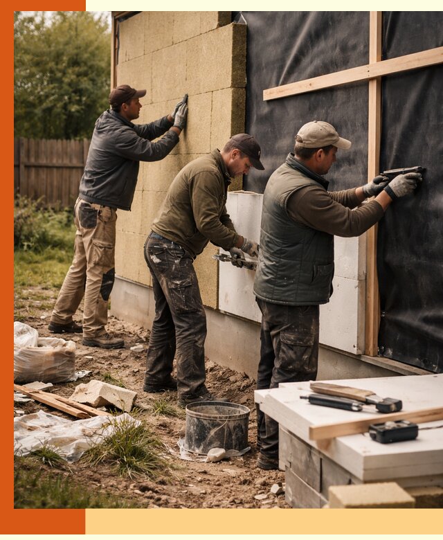 Утепление дачного дома под ключ в Великом Новгороде