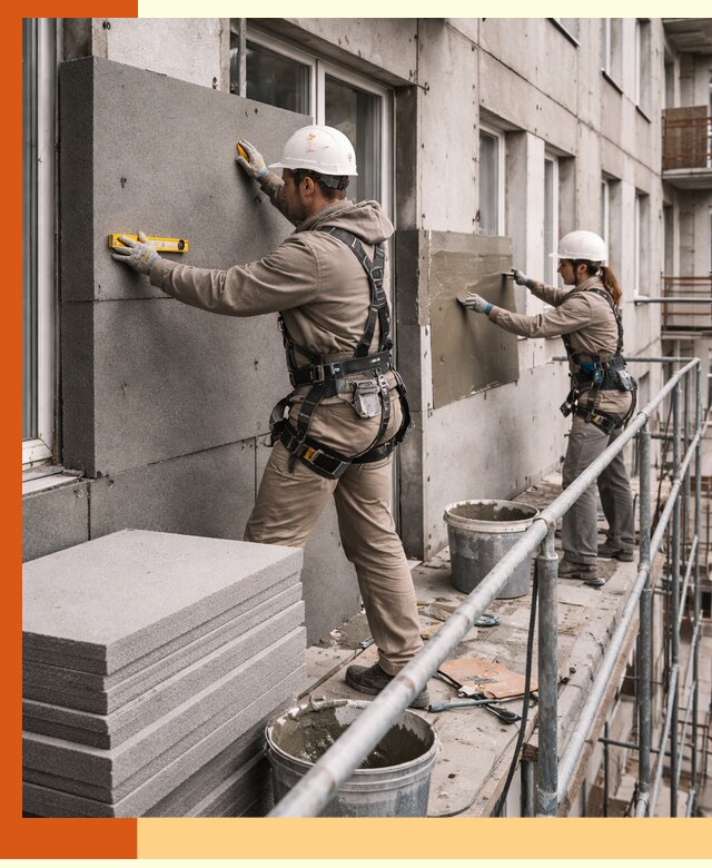 Утепление квартиры снаружи под ключ в Великом Новгороде