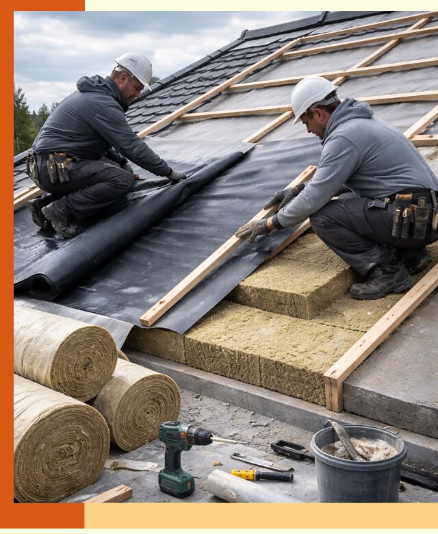 Утепление крыши снаружи в Великом Новгороде: профессиональная теплоизоляция