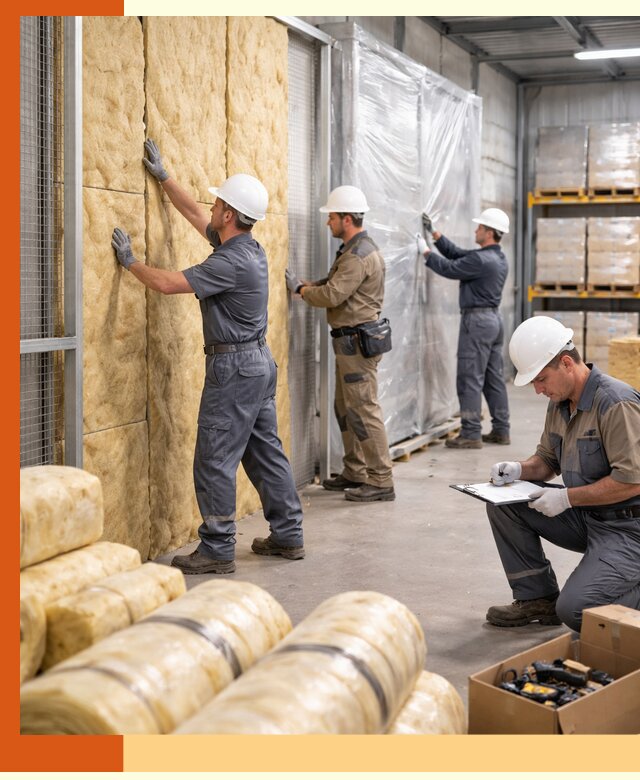 Утепление склада готовой продукции в Великом Новгороде качественно и быстро