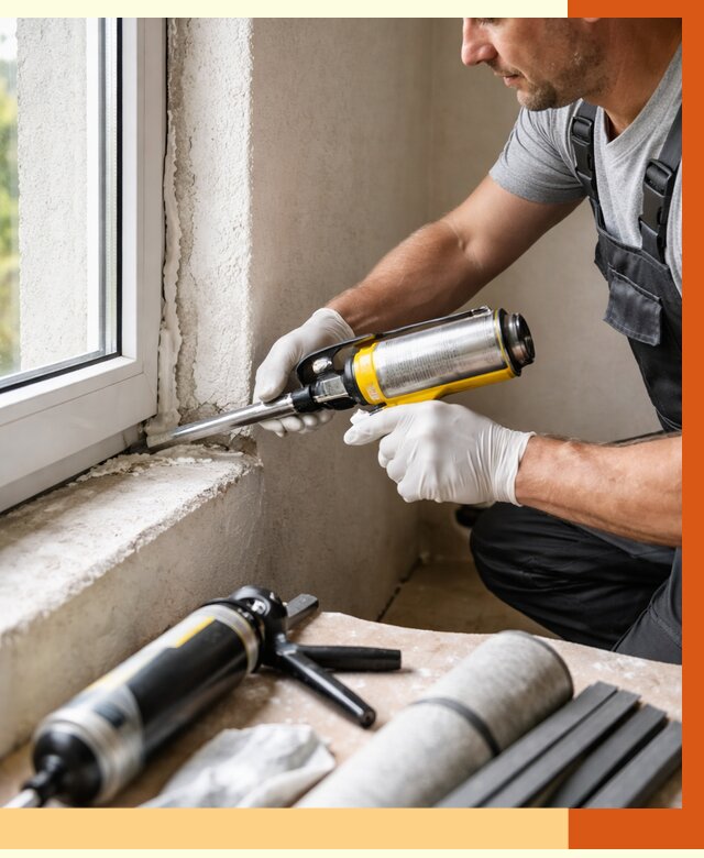 Герметизация стыков и примыканий в Великом Новгороде от 1228 руб. под ключ | ТепломастерВлк